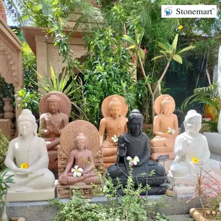 Placement Of Buddha Statue In Garden